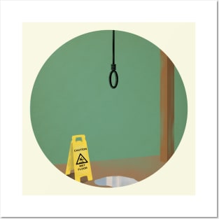 caution! wet death! Posters and Art